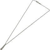 ティファニー TIFFANY＆CO ジャズグラジュエイテッドドロップネックレス プラチナ Pt950 ダイヤモンド ジュエリー