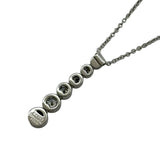 ティファニー TIFFANY＆CO ジャズグラジュエイテッドドロップネックレス プラチナ Pt950 ダイヤモンド ジュエリー