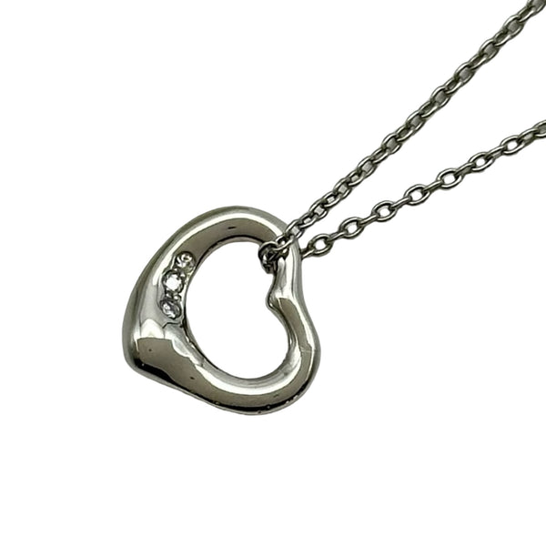 ティファニー TIFFANY＆CO オープンハートネックレス プラチナ Pt950