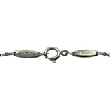 ティファニー TIFFANY＆CO オープンハートネックレス プラチナ Pt950 ダイヤモンド ジュエリー