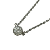 ティファニー TIFFANY＆CO バイザヤードネックレス プラチナ Pt950 ダイヤモンド ジュエリー