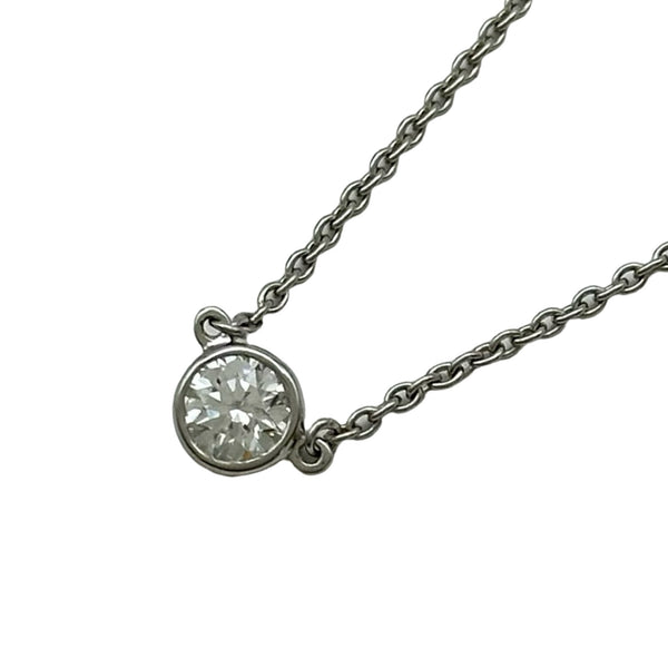 ティファニー TIFFANY＆CO バイザヤードネックレス プラチナ Pt950