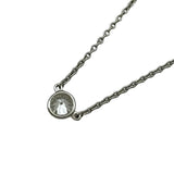 ティファニー TIFFANY＆CO バイザヤードネックレス プラチナ Pt950 ダイヤモンド ジュエリー
