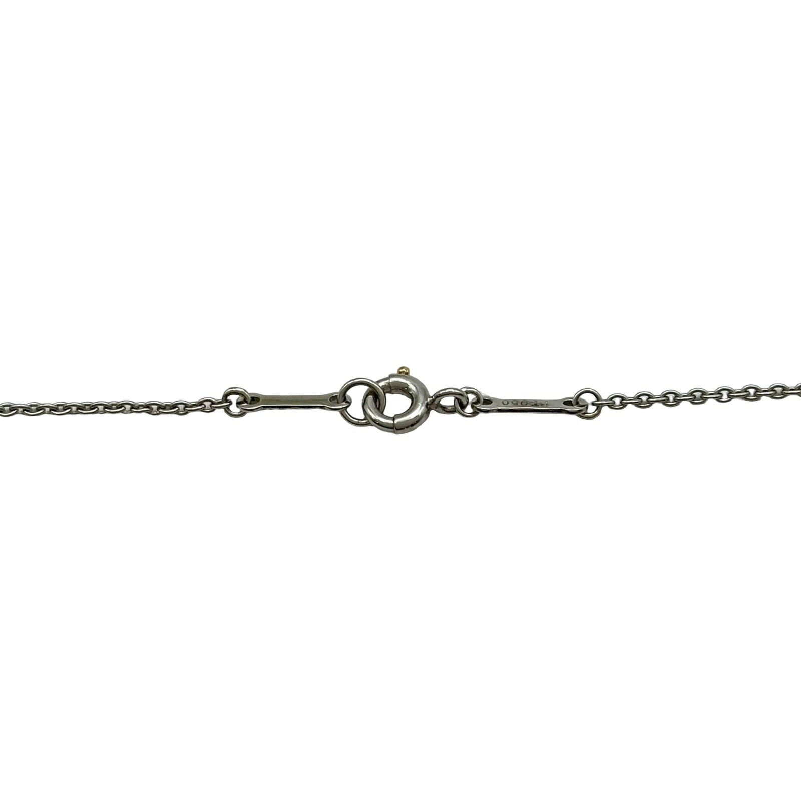 ティファニー TIFFANY＆CO バイザヤードネックレス プラチナ Pt950