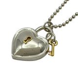ティファニー TIFFANY＆CO ハートロックネックレス ゴールド/シルバー 750/925 ジュエリー