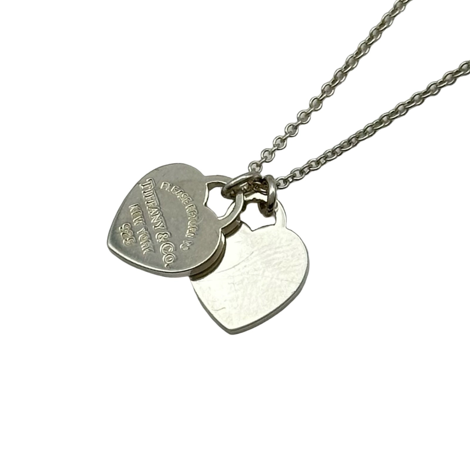 ティファニー TIFFANY＆CO リターントゥダブルハートタグネックレス