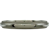 ティファニー TIFFANY＆CO ミルグレイリング プラチナ Pt950 ジュエリー