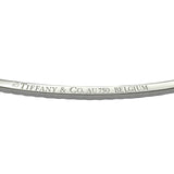 ティファニー TIFFANY＆CO Ｔスマイルネックレスラージ ホワイトゴールド AU750 サファイア ジュエリー