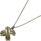 ティファニー TIFFANY＆CO シグネチャーネックレス ゴールド/シルバー K18/SV925 ジュエリー