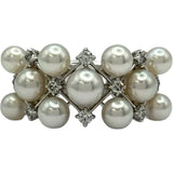 ミキモト MIKIMOTO リング ゴールド K18 パール ダイヤモンド ジュエリー