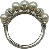 ミキモト MIKIMOTO リング ゴールド K18 パール ダイヤモンド ジュエリー