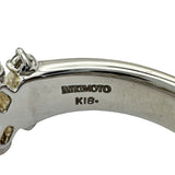 ミキモト MIKIMOTO リング ゴールド K18 パール ダイヤモンド ジュエリー