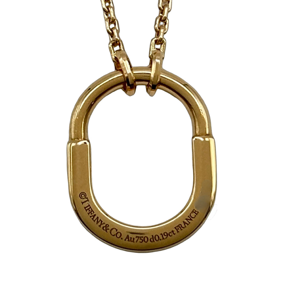ティファニー TIFFANY＆CO ロックダイヤネックレス ピンクゴールド