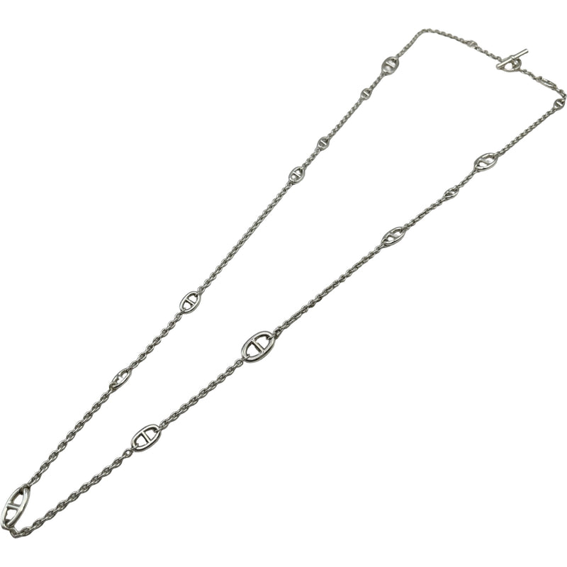 エルメス HERMES ファランドールネックレス シルバー Ag925 ジュエリー