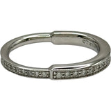 ティファニー TIFFANY＆CO ロックリング ホワイトゴールド Au750 ダイヤモンド ジュエリー