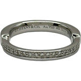 ティファニー TIFFANY＆CO ロックリング ホワイトゴールド Au750 ダイヤモンド ジュエリー