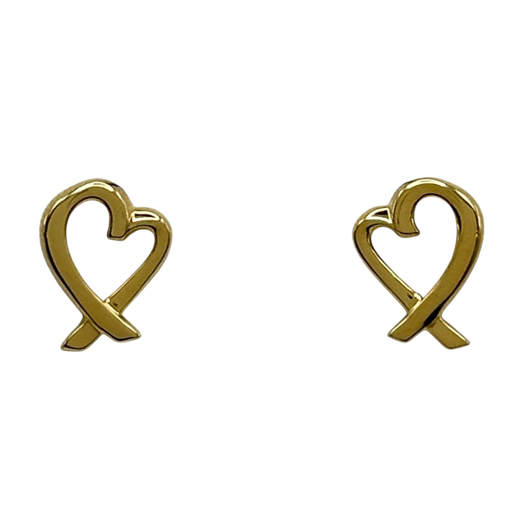 TIFFANY&Co. ティファニー　ラヴィングハートピアス　片方のみ　750Y ティファニー TIFFANY＆CO ラビングハートピアス ゴールド 750
