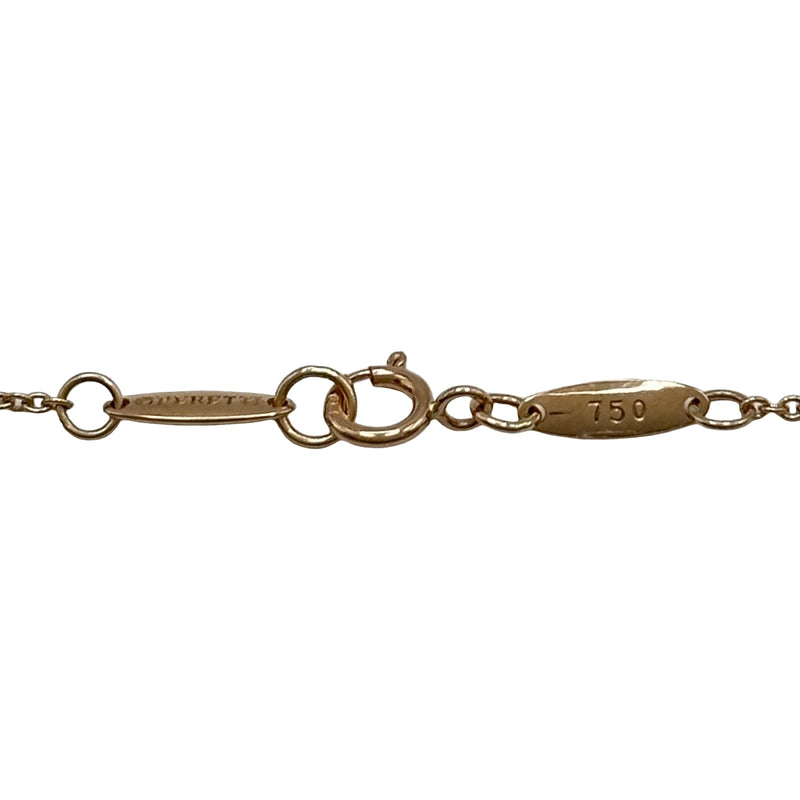 ティファニー オープンハートネックレス 7mm 750 yg 現行品 ティファニー TIFFANY＆CO オープンハートネックレス ピンクゴールド