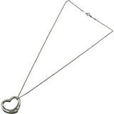 ティファニー TIFFANY＆CO オープンハートネックレス プラチナ Pt950 ダイヤモンド ジュエリー