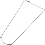 ティファニー TIFFANY＆CO Tスマイルネックレススモール ホワイトゴールド Au750 ジュエリー