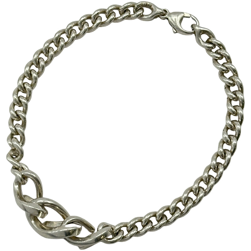 Tiffany & Co. シルバー AG925 2連リングブレスレット Tiffany & Co