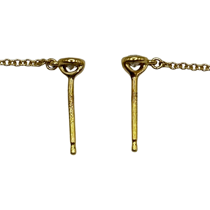 ティファニー TIFFANY＆CO バイザヤードピアス ゴールド Au750