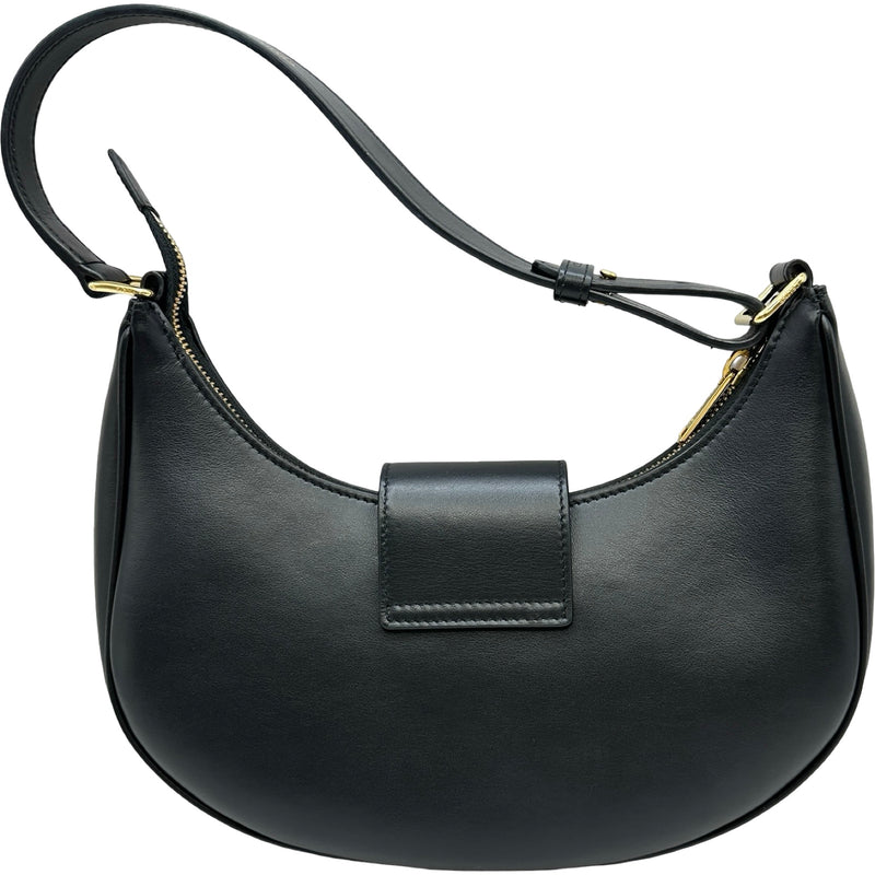 CELINE ブラック ボディバッグ セリーヌ CELINE ミディアム アヴァ 114493 ブラック スムースカーフ