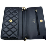 シャネル CHANEL マトラッセ チェーンウオレット AP0250 ブラック×ゴールド金具 ラムスキン レディース ショルダーバッグ