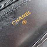 シャネル CHANEL マトラッセ チェーンウオレット AP0250 ブラック×ゴールド金具 ラムスキン レディース ショルダーバッグ