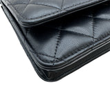 シャネル CHANEL マトラッセ チェーンウオレット AP0250 ブラック×ゴールド金具 ラムスキン レディース ショルダーバッグ