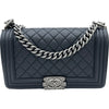 シャネル CHANEL ボーイシャネル25 A67086 29番台 ブラック×シルバー金具 ラムスキン レディース ショルダーバッグ