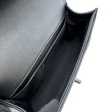 シャネル CHANEL ボーイシャネル25 A67086 29番台 ブラック×シルバー金具 ラムスキン レディース ショルダーバッグ