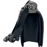 シャネル CHANEL ボーイシャネル25 A67086 29番台 ブラック×シルバー金具 ラムスキン レディース ショルダーバッグ