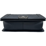シャネル CHANEL ボーイシャネル25 A67086 29番台 ブラック×シルバー金具 ラムスキン レディース ショルダーバッグ