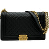 シャネル CHANEL ボーイシャネル28 A92193 24番台 ブラック ゴールド金具 ラム レディース ショルダーバッグ