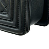 シャネル CHANEL ボーイシャネル28 A92193 24番台 ブラック ゴールド金具 ラム レディース ショルダーバッグ