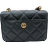 シャネル CHANEL マトラッセ チェーンショルダー ブラック×ゴールド金具 キャビアスキン レディース ショルダーバッグ