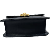 シャネル CHANEL マトラッセ チェーンショルダー ブラック×ゴールド金具 キャビアスキン レディース ショルダーバッグ