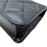 シャネル CHANEL マトラッセ チェーンショルダー ブラック×ゴールド金具 キャビアスキン レディース ショルダーバッグ