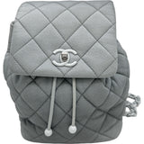 シャネル CHANEL マトラッセ バックパック AS4618 グレー/グラデーション シルバー金具 キャビアスキン レディース リュック・デイパック