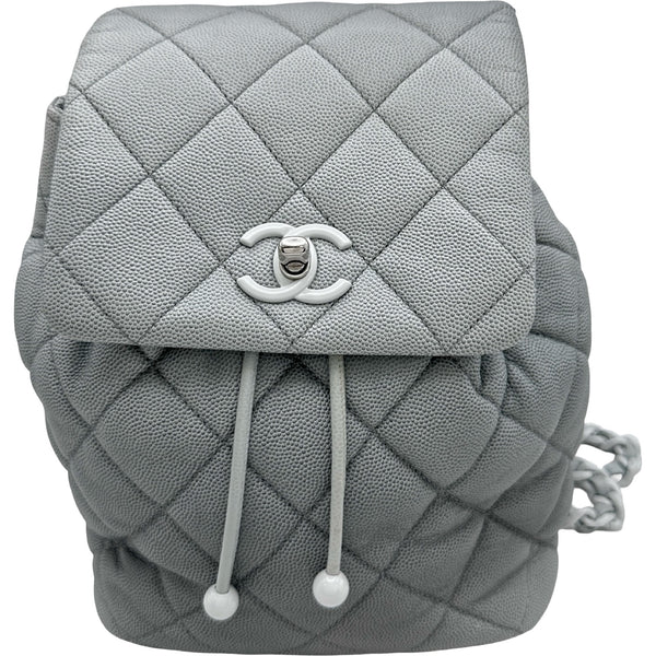 シャネル CHANEL マトラッセ バックパック AS4618 グレー