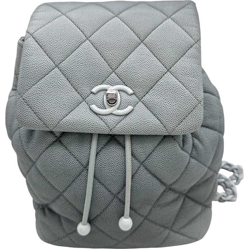 シャネル CHANEL マトラッセ バックパック AS4618 グレー