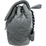 シャネル CHANEL マトラッセ バックパック AS4618 グレー/グラデーション シルバー金具 キャビアスキン レディース リュック・デイパック