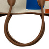 エルメス HERMES ガーデンパーティ49 B刻 カプシーヌ/エクリュ/ゴールド シルバー金具 トワル レディース ハンドバッグ