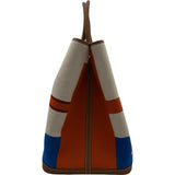 エルメス HERMES ガーデンパーティ49 B刻 カプシーヌ/エクリュ/ゴールド シルバー金具 トワル レディース ハンドバッグ