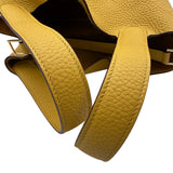 エルメス HERMES ピコタンロック PM Y刻印 ジョーヌアンブル ゴールド金具 トリヨン レディース ハンドバッグ