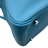 エルメス HERMES リンディ30 D刻印 ブルーアトール シルバー金具 トリヨン レディース ショルダーバッグ