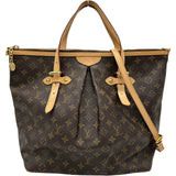 ルイ・ヴィトン LOUIS VUITTON パレルモGM M40146 ブラウン モノグラムキャンバス レディース トートバッグ