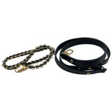 ルイ・ヴィトン LOUIS VUITTON ミュルティ・ポシェット・アクセソワール M45777 ブラック/ベージュ バイカラー モノグラム・アンプラント レザー レディース ショルダーバッグ