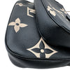 ルイ・ヴィトン LOUIS VUITTON ミュルティ・ポシェット・アクセソワール M45777 ブラック/ベージュ バイカラー モノグラム・アンプラント レザー レディース ショルダーバッグ